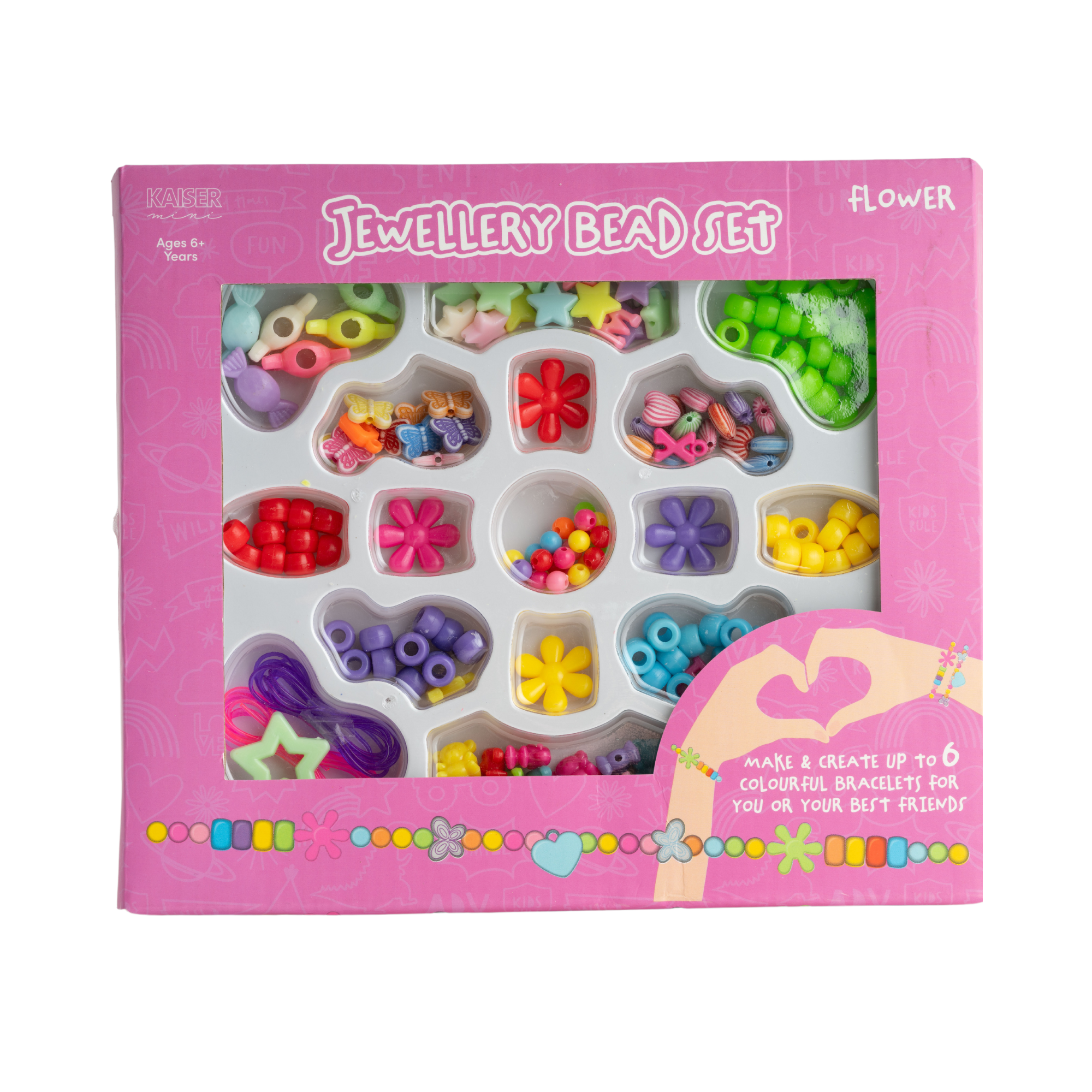 Kaiser Creative Club - Kids Mega Bead Set Sml - FLOWER